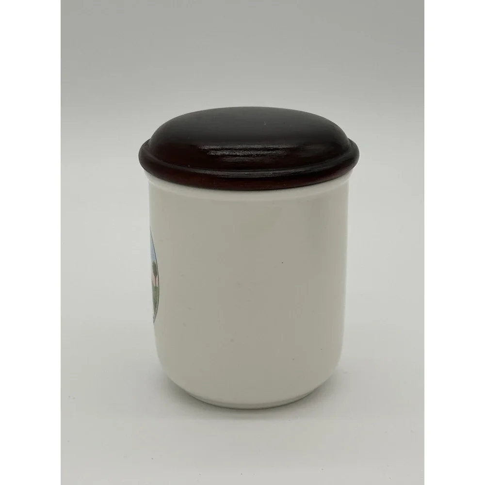 Villeroy and Boch Naif Wedding 3.5 Inch Height Storage Jar with Lid